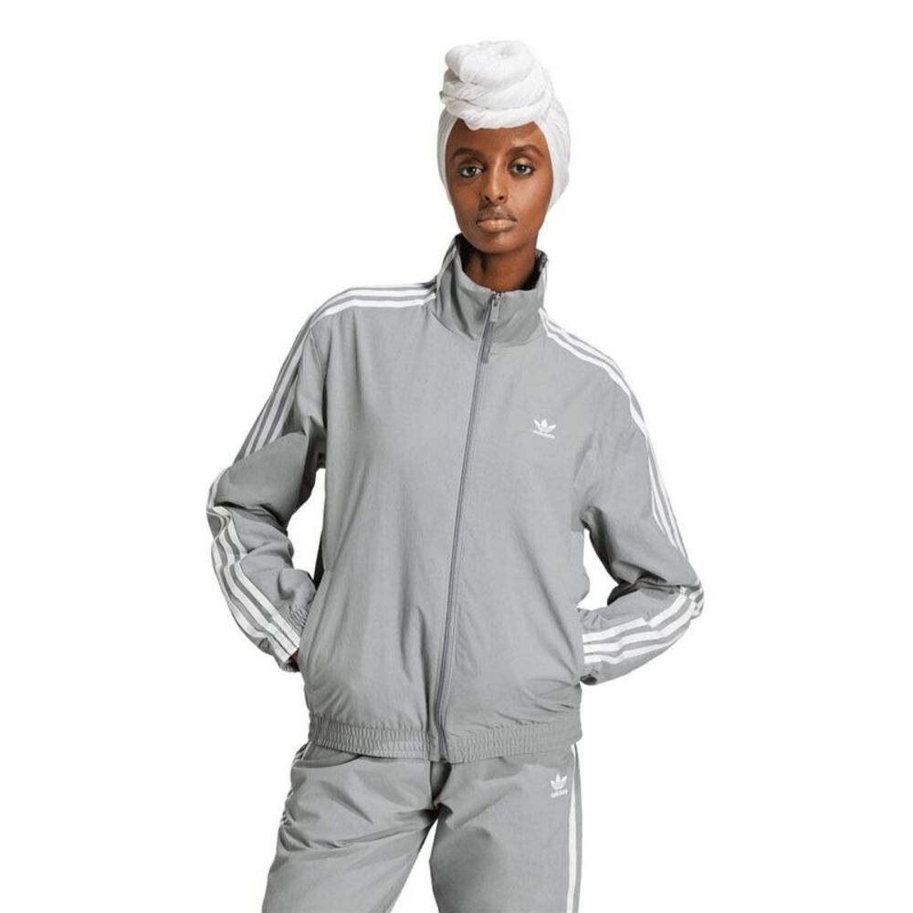 Adidas Mens Originals 3 Stripes Regular Track Jacket / Gray